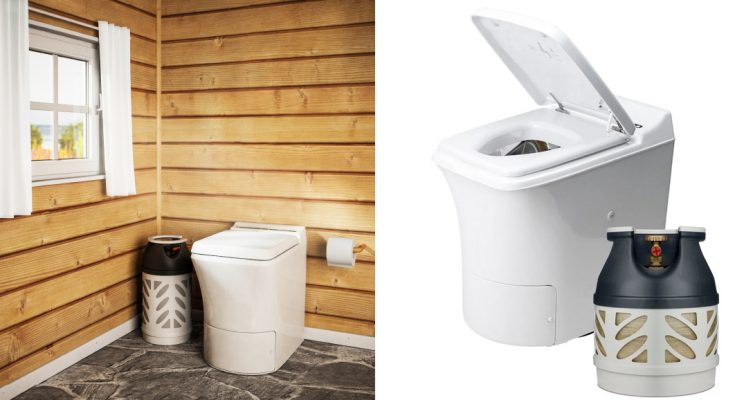 Cinderella Förbränningstoalett Gasol utan el