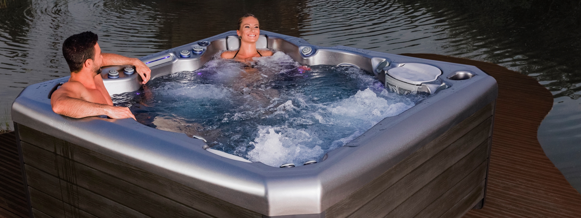 Spabaden med 2 liggplatser