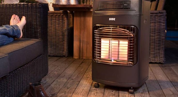 Gasolvärmare utomhus - Gasolkamin på altan & uteplats