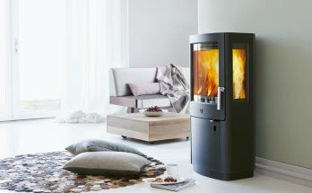 Skorstensfri kamin (Fristående eldstad utomhus & inomhus)