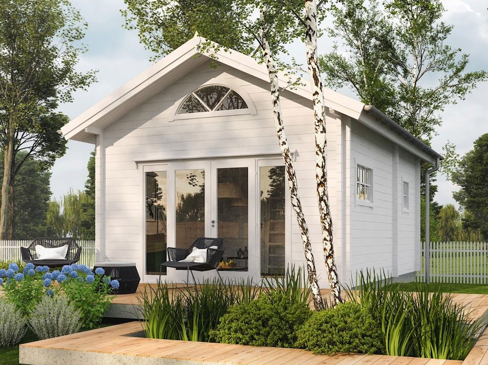 Attefallshus Oliver 22,89kvm Polhus (Attefallshus med loft och bastu)