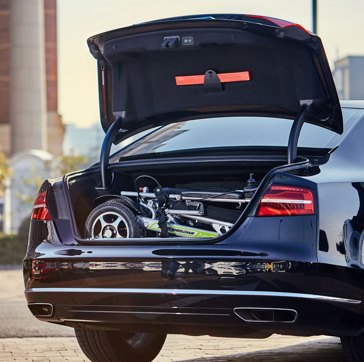 Elektrisk Rullstol Hopfällbar Liten