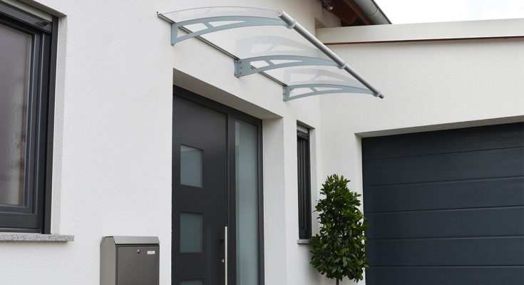 Entretak - Skärmtak