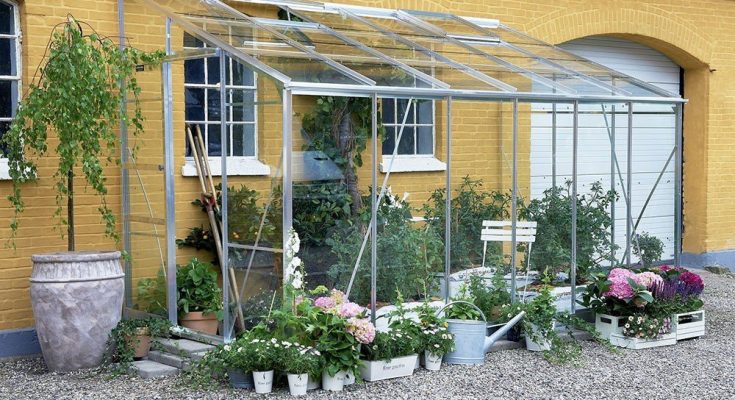 Små & stora orangeri/växthus mot husvägg! (Väggväxthus)