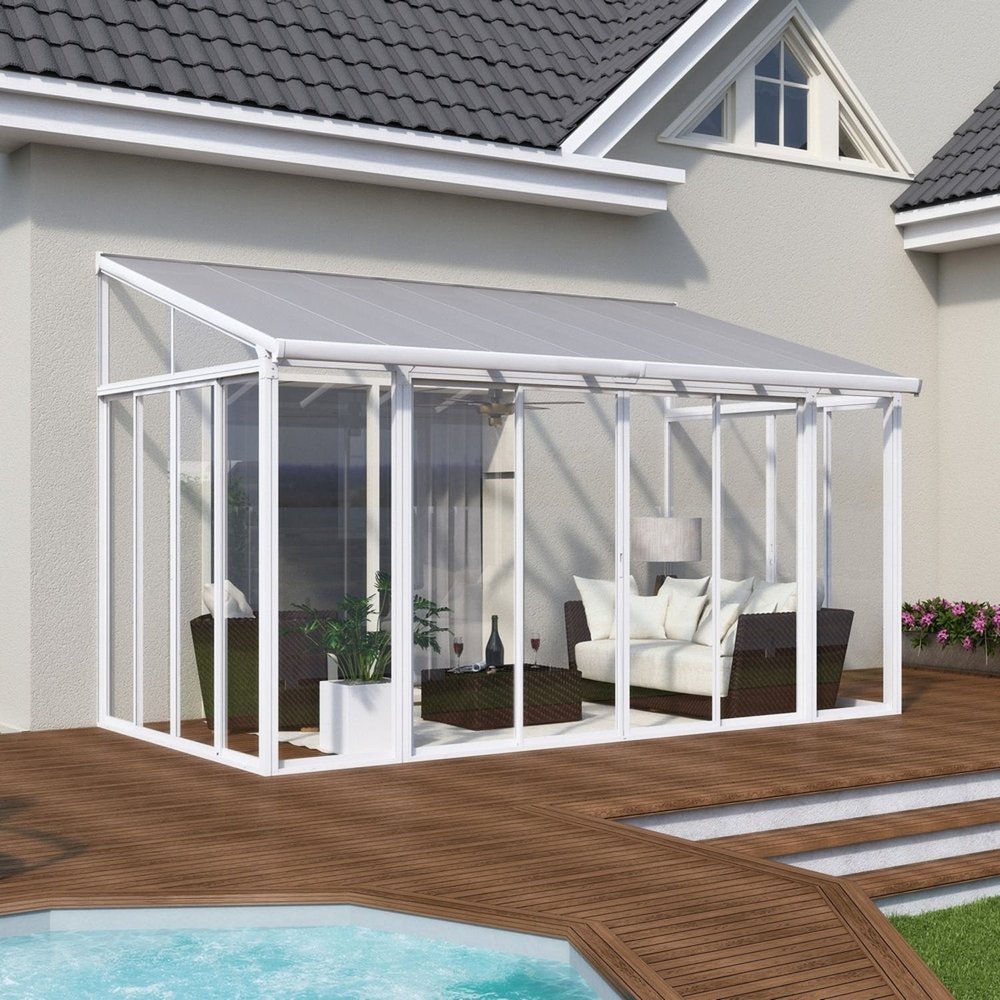 San Remo - Växthus & Uterum mot husvägg