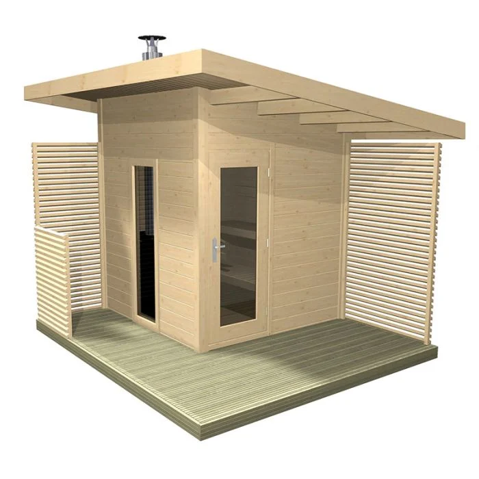 Utomhusbastu Solide Compact Harvia (Stilren designbastu)