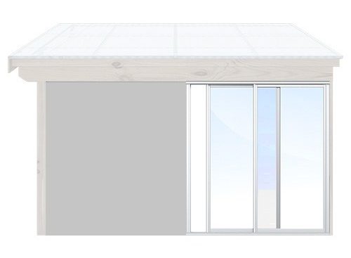 Skjutdörrar förlängd sommar och höst (Budget måttbeställda skjutdörrar)