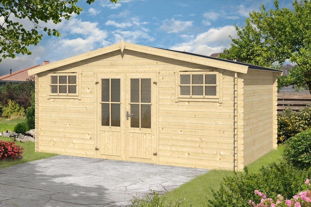 Attefallshus Beatrix 18 kvm (Mindre attefallshus i timmer)