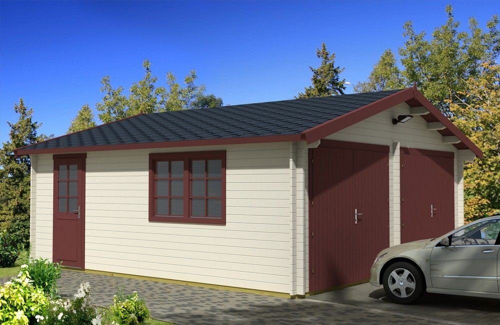 Dubbelgarage Eddie 29,5 kvm (Dubbelgarage med förråd)