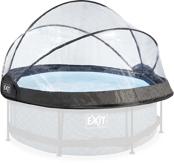 Exit kupol 244 cm i diameter (Liten rund pool med kupoltak)