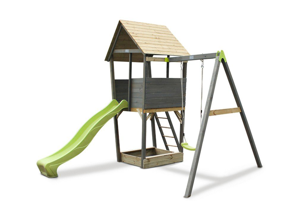 Lektornet Aksent (Lekställning med rutschkana, gungställning och sandlåda)