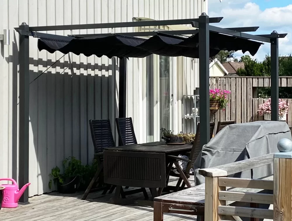 Pergola Gardexa 3x3 m (Bra och prisvärd pergola)