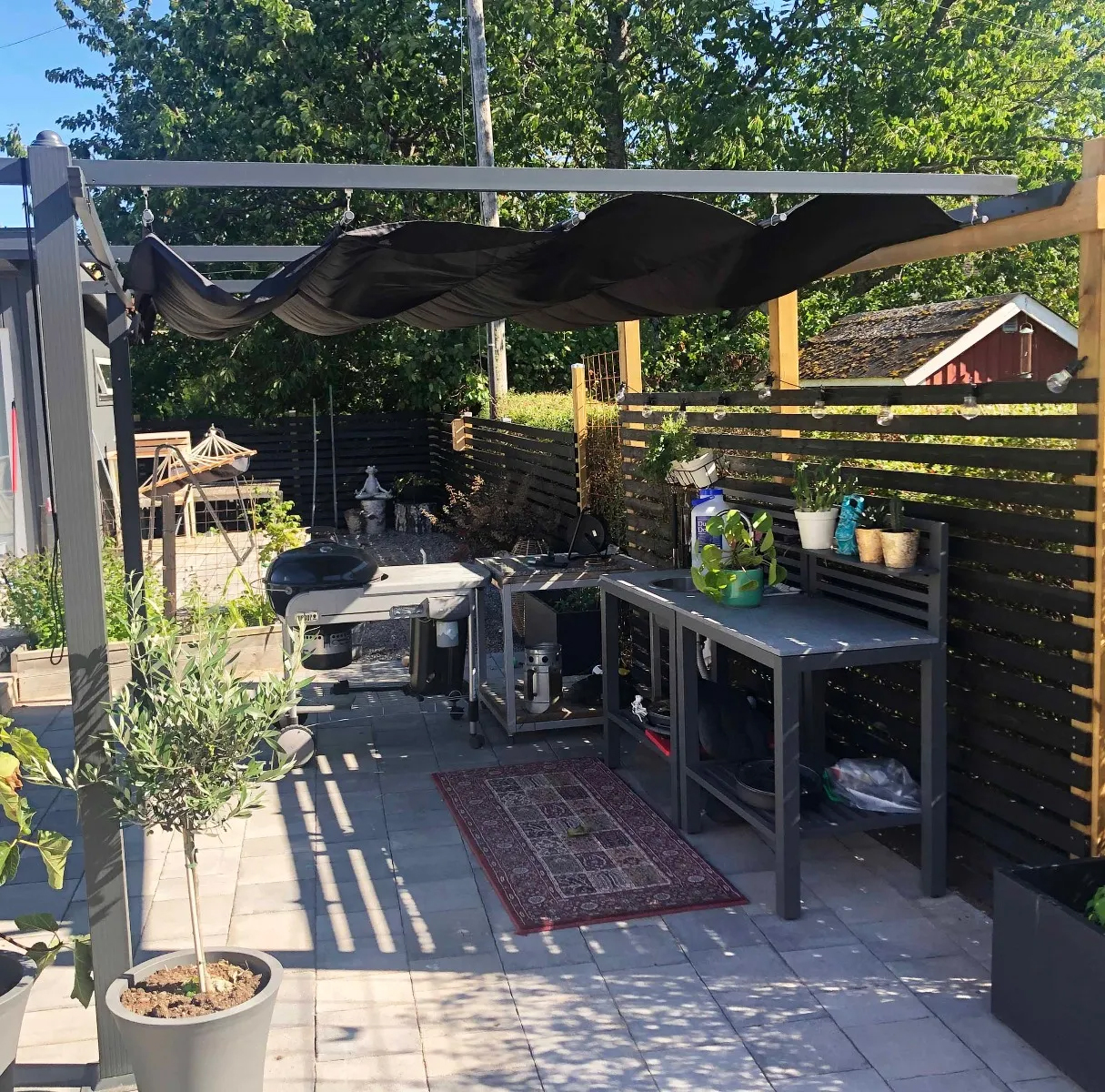 Pergola Gardexa Vägg 3x4 m (Pergola mot vägg)