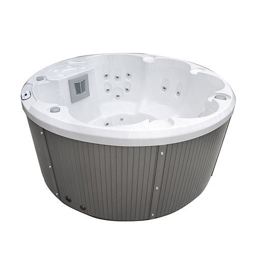 Spabad rund plus för 5 personer (Högkvalitativt runt spabad)