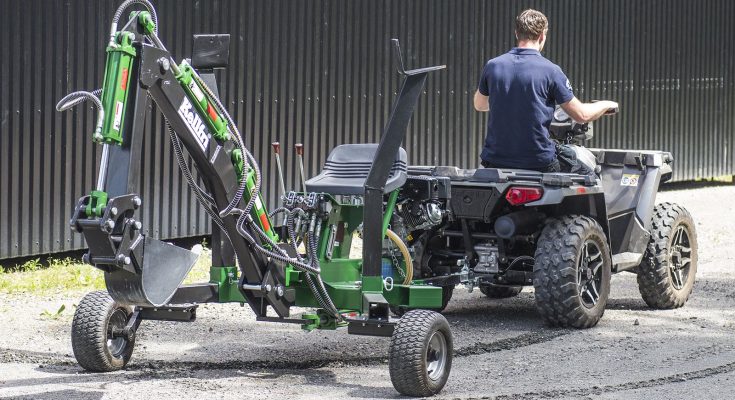 Grävmaskin till ATV - Bästa minigrävare till ATV (Grävaggregat)