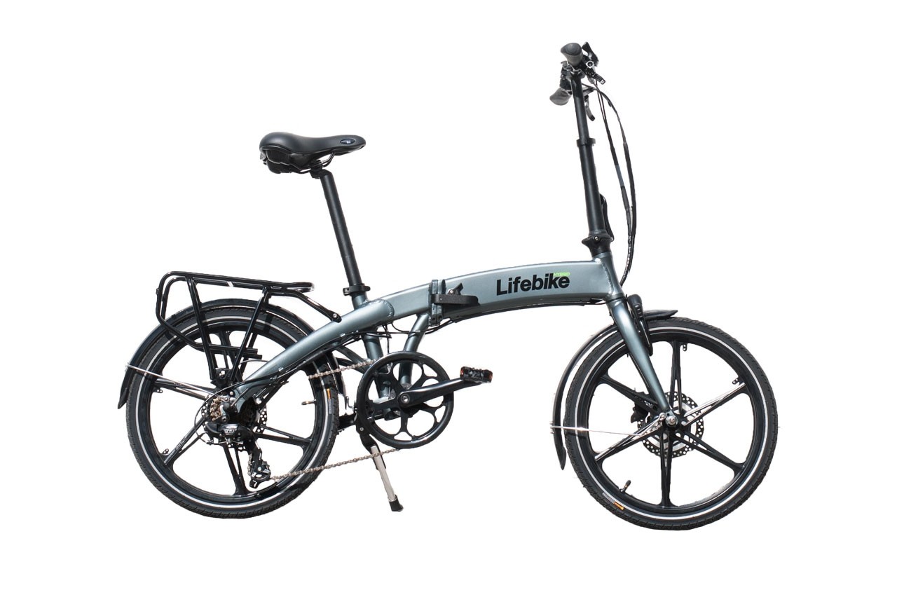 Lifebike C-Pact G7 Grå (Hopfällbar elcykel herr)