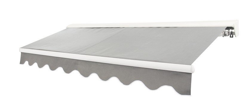 Terrassmarkis med motor (Stor markis till uteplats på 5x3 m)