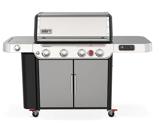 Genesis sx-435 gasolgrill stainless steel Weber (Exklusiv gasolgrill för balkong)