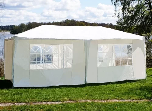 Partytält 3x6 m (Billigt hopfällbart partytält)