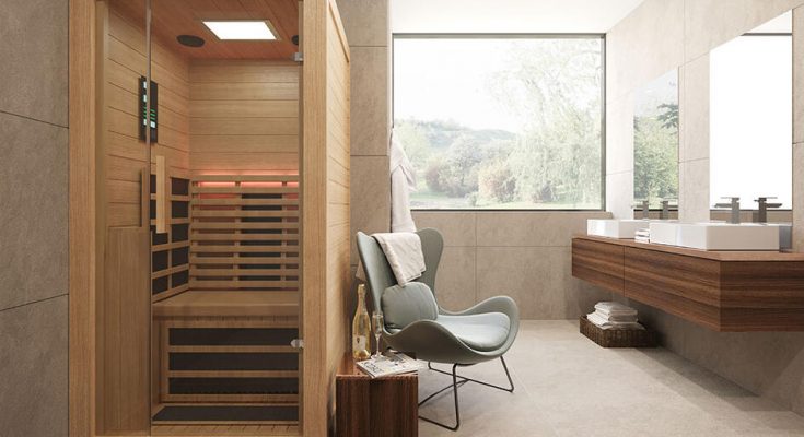 Köpa basturum i lägenhet (Liten infraröd bastu) - Minibastu