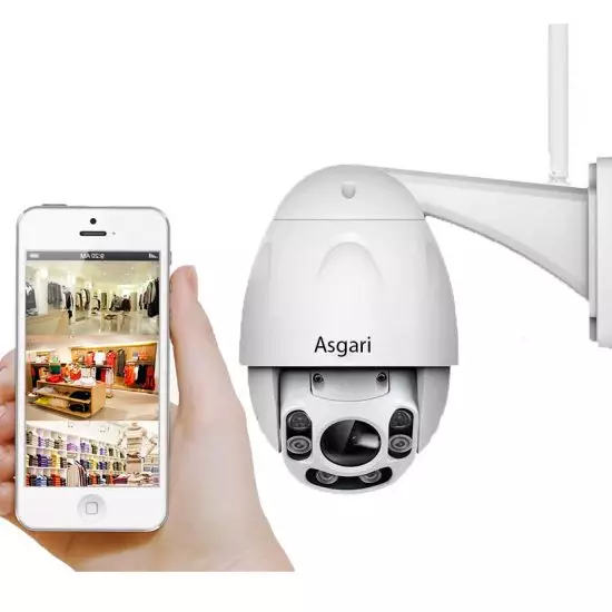 Asgari PTZ-80IR G2 Utomhus IP Kamera (Med med WIFI och Mörkersyn)