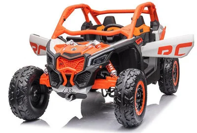 Can-Am Maverick Elbil UTV, Orange (Bästa elbil för större barn)