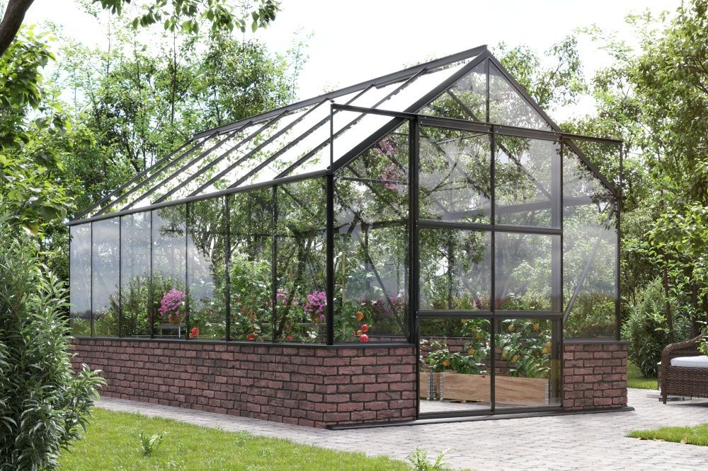 Växthuset Amalthea (Bra och billigt växthus på mur)